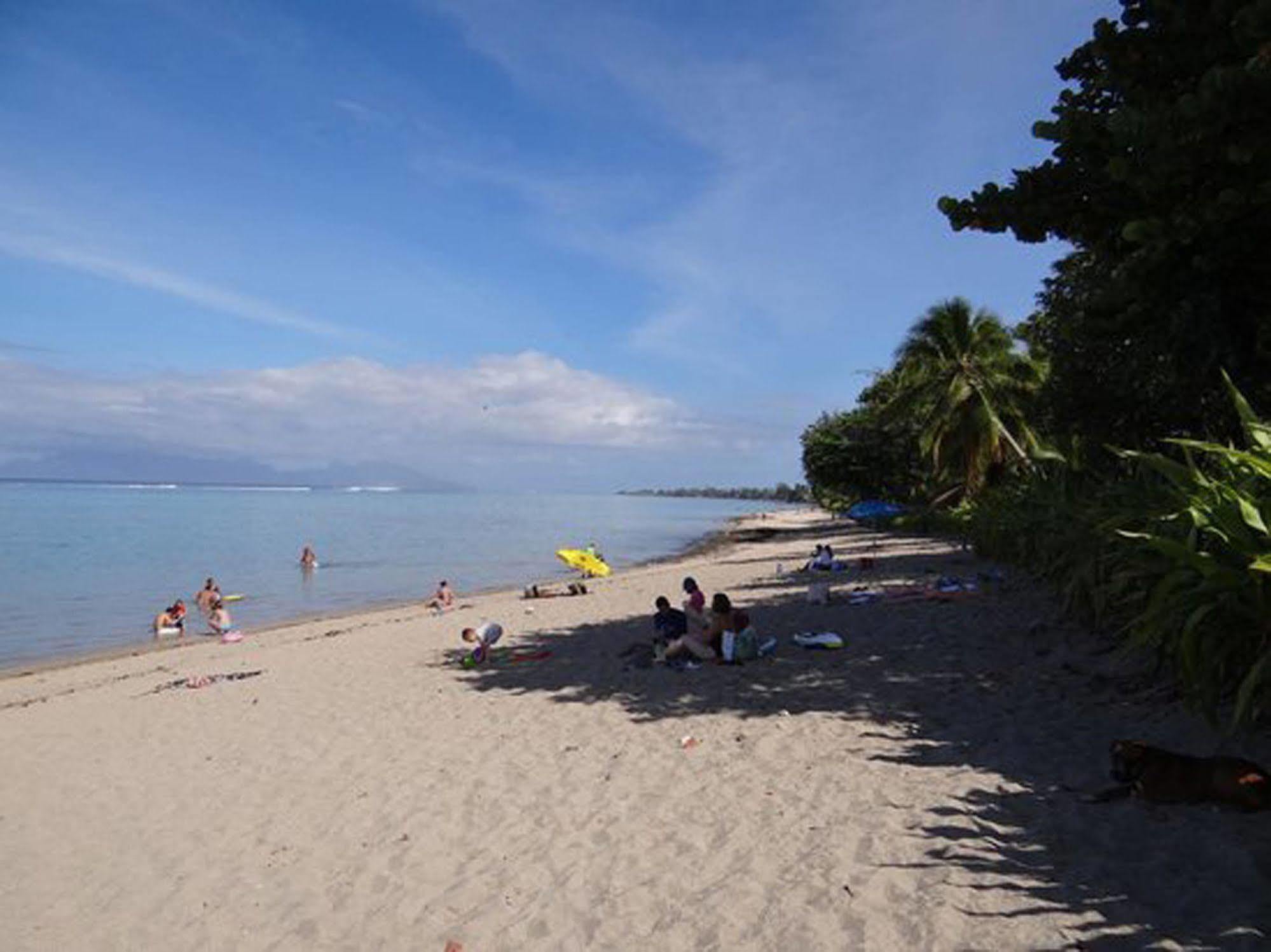 Pension Te Miti - Plage-Beach 200M - Mahana Parc & Vaiava Beach Pk18 - B&B Chambres Ou Dortoir Punaauia (Tahiti) Exterior foto